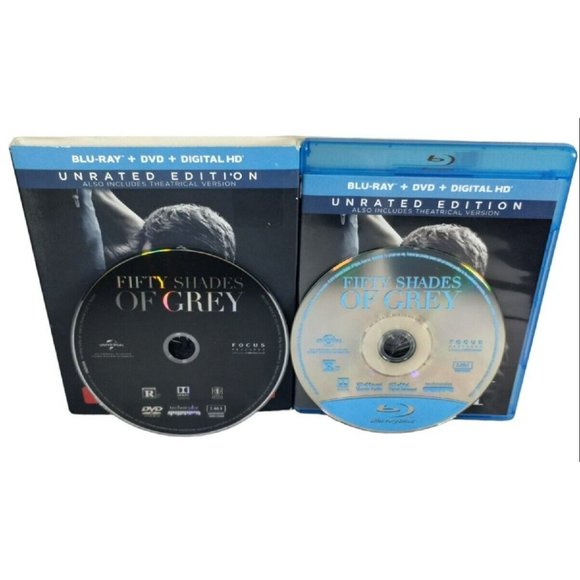 Fifty Shades of Grey Bluray DVD Combo Unrated Version Alternate Ending Preview - Picture 2 of 4